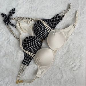 VS “Hello Bombshell” Push-up swim tops. 32A